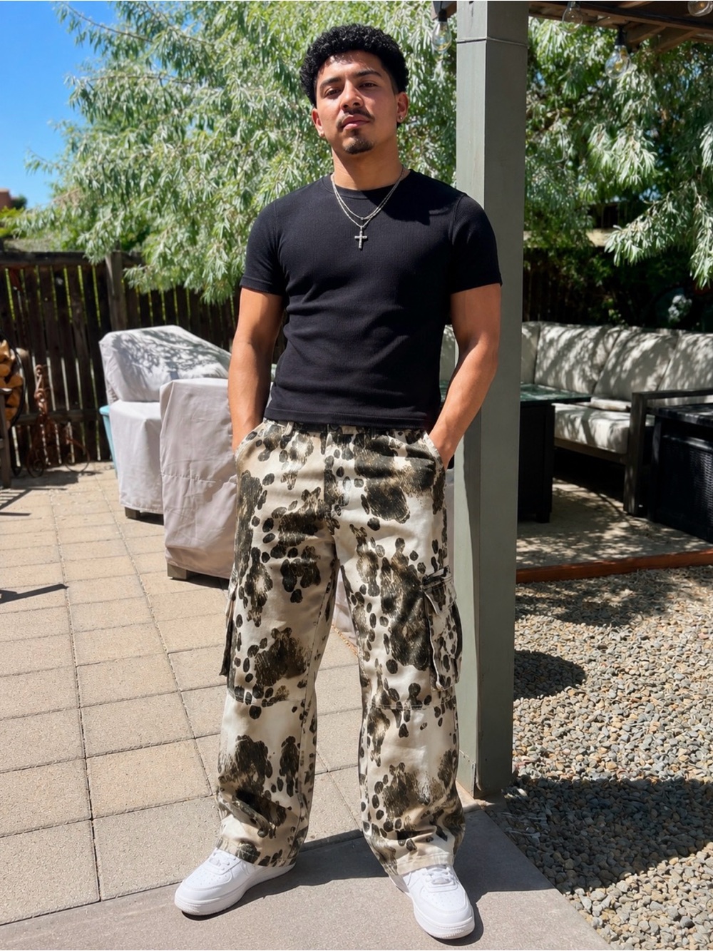 Brooklyn Laundry Brown Cowhide Cargo Pants